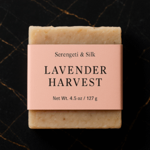 Lavender Harvest Soap by Serengeti & Silk – handmade lavender soap bar